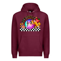 Burgundy 1St Grade Premium Hoodie - CowhideDigitalArt