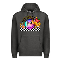 Charcoal Heather 1St Grade Premium Hoodie - CowhideDigitalArt