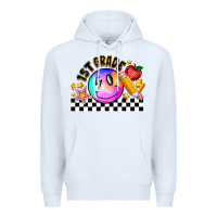 White 1St Grade Premium Hoodie - CowhideDigitalArt