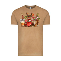 Vintage Camel christmas reindeer coffee Vintage Tee - CowGirlArtShop