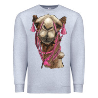 Heather Grey camel Premium Sweatshirt - BarkalooDesign