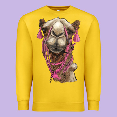 Camel Premium Sweatshirt Designed By Barkaloodesign