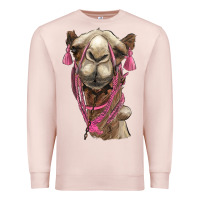 Pale Pink camel Premium Sweatshirt - BarkalooDesign