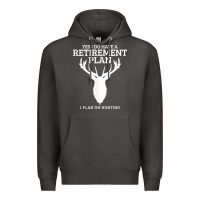 Smoke Hunting Retirement Plan Funny Elk Deer Retired Hunter Gift Premium Hoodie - longCreatives