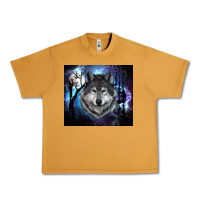 Peanut Butter wolf and full moon Urban Heavy Tee - RanaPortraitStore