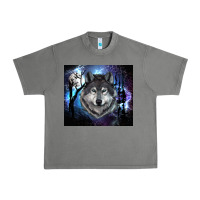 Tornado wolf and full moon Urban Heavy Tee - RanaPortraitStore