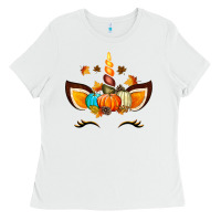 White Unicorn Fall Ladies Tee - texasbilliewilder