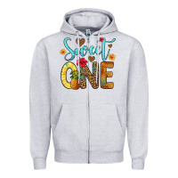 Heather Grey sweet one pineapple Zipper Hoodie - Artiststas