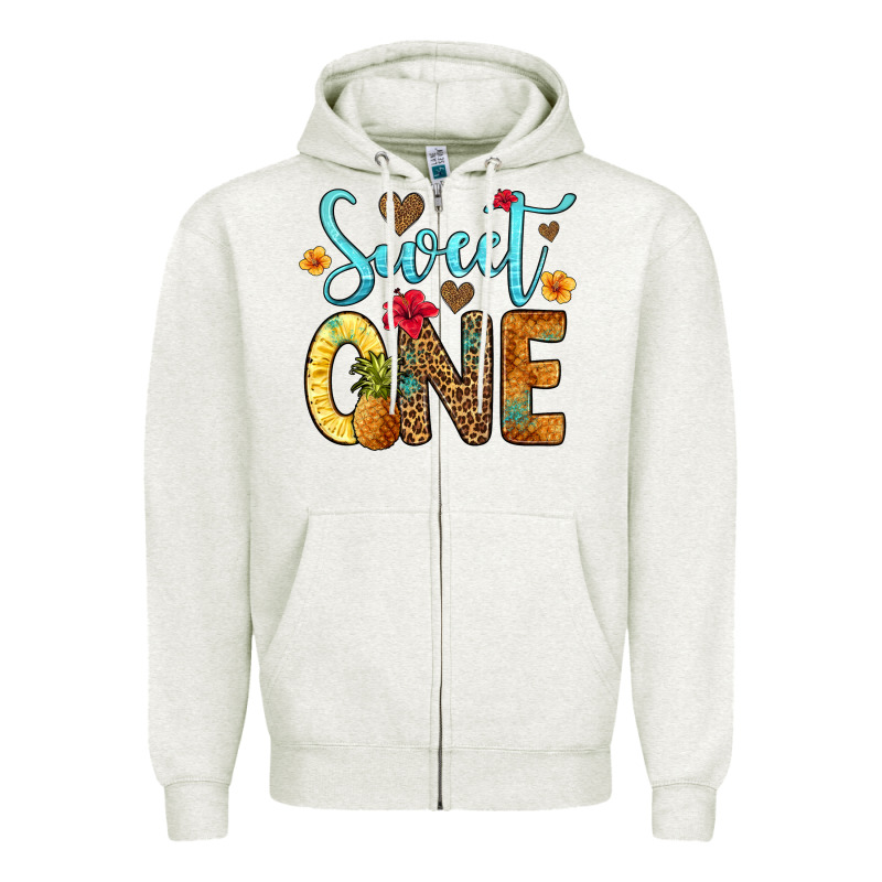Sweet One Pineapple Zipper Hoodie by Artiststas | Teevron