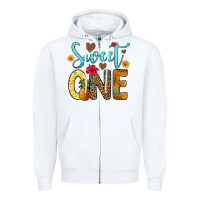 White sweet one pineapple Zipper Hoodie - Artiststas
