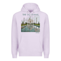 Lilac india agra taj mahal mausoleum travel tourist Premium Hoodie - longCreatives