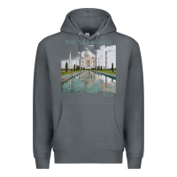 Rock india agra taj mahal mausoleum travel tourist Premium Hoodie - longCreatives