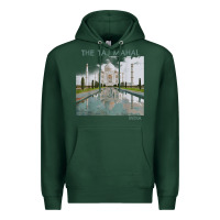 Sports Green india agra taj mahal mausoleum travel tourist Premium Hoodie - longCreatives
