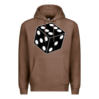 Chestnut black gaming dice halloween costume cool quirky funny Premium Hoodie - longCreatives