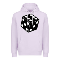 Lilac black gaming dice halloween costume cool quirky funny Premium Hoodie - longCreatives