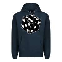 Navy black gaming dice halloween costume cool quirky funny Premium Hoodie - longCreatives