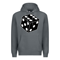 Rock black gaming dice halloween costume cool quirky funny Premium Hoodie - longCreatives