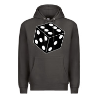 Smoke black gaming dice halloween costume cool quirky funny Premium Hoodie - longCreatives