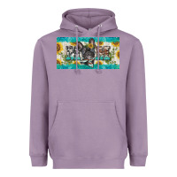 Lavender french bulldog mom license plate template Heavyweight Hoodie - BarkalooDesign