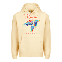 Pina Colada kauai hawaii watercolor sea turtle souvenir Premium Hoodie - longCreatives