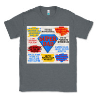 Charcoal Heather super dad Classic Tee - TumblerDesignByShophia