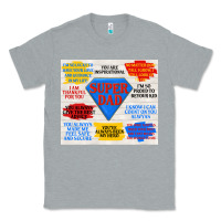 Heather Grey super dad Classic Tee - TumblerDesignByShophia