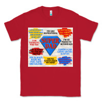 Red super dad Classic Tee - TumblerDesignByShophia