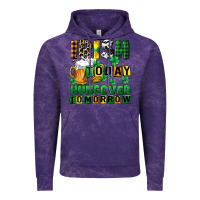 Cloud Purple Irish today hungover tomorrow Vintage Hoodie - CowGirlArtShop