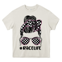 Cream race life Heavy Core Tee - JahusDesignShop