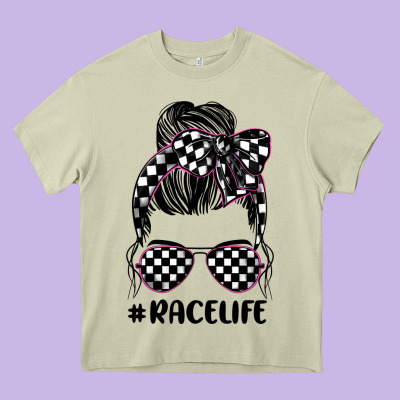 Race Life Heavy Core Tee Designed By Jahusdesignshop