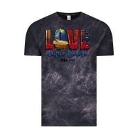 Cloud Black love came down luke 2 11 Vintage Tee - CowGirlArtShop