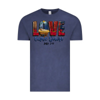 Vintage Denim love came down luke 2 11 Vintage Tee - CowGirlArtShop