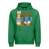 Emerald easter bunny egg and carrots Urban Hoodie - AdoDesignShop