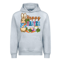 Heather Grey easter bunny egg and carrots Urban Hoodie - AdoDesignShop