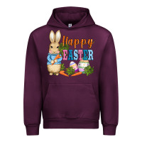 Mauve Wine easter bunny egg and carrots Urban Hoodie - AdoDesignShop