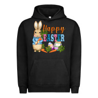 Pigment Black easter bunny egg and carrots Urban Hoodie - AdoDesignShop