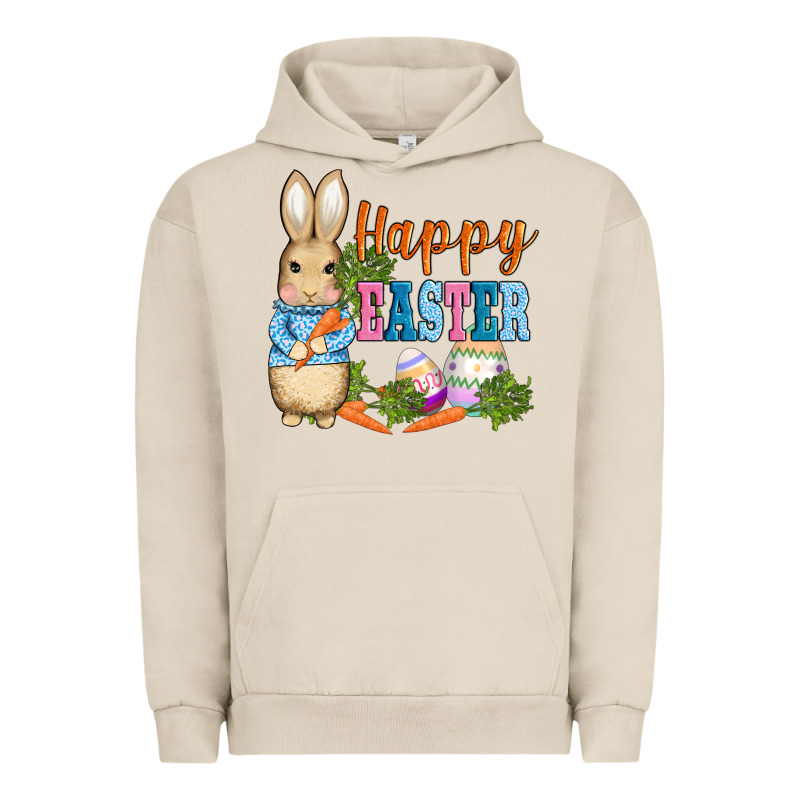 Easter Bunny Egg And Carrots Urban Hoodie by AdoDesignShop | Teevron