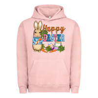 Pigment Salmon easter bunny egg and carrots Urban Hoodie - AdoDesignShop
