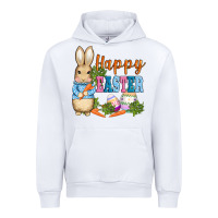 White easter bunny egg and carrots Urban Hoodie - AdoDesignShop
