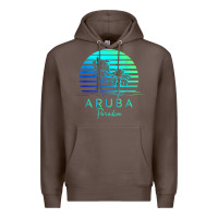 Coffee Vintage Aruba Beach Tropical Vibes Vacation Souvenir Gift Premium Hoodie - longCreatives