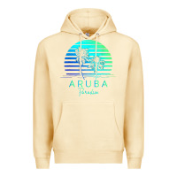 Pina Colada Vintage Aruba Beach Tropical Vibes Vacation Souvenir Gift Premium Hoodie - longCreatives