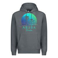 Rock Vintage Aruba Beach Tropical Vibes Vacation Souvenir Gift Premium Hoodie - longCreatives