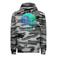 Slate Camo Vintage Aruba Beach Tropical Vibes Vacation Souvenir Gift Premium Hoodie - longCreatives