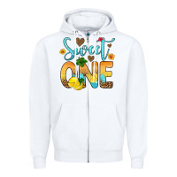 White sweet one lemon Zipper Hoodie - Artiststas