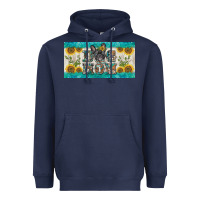 Navy dog mom french  bulldog license plate template Heavyweight Hoodie - BarkalooDesign