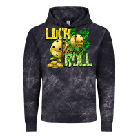Cloud Black Luck and roll Vintage Hoodie - CowGirlArtShop