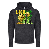 Vintage Black Luck and roll Vintage Hoodie - CowGirlArtShop