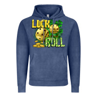 Vintage Denim Luck and roll Vintage Hoodie - CowGirlArtShop