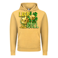 Vintage Mustard Luck and roll Vintage Hoodie - CowGirlArtShop