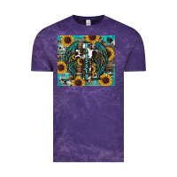 Cloud Purple western blessed sunflower's Vintage Tee - RanaPortraitStore